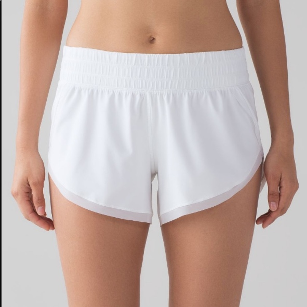 White LuluLemon Shorts!